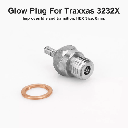 Hot Glow Plug Durable Set For Traxxas TMaxx Volcano RC Cars 2
