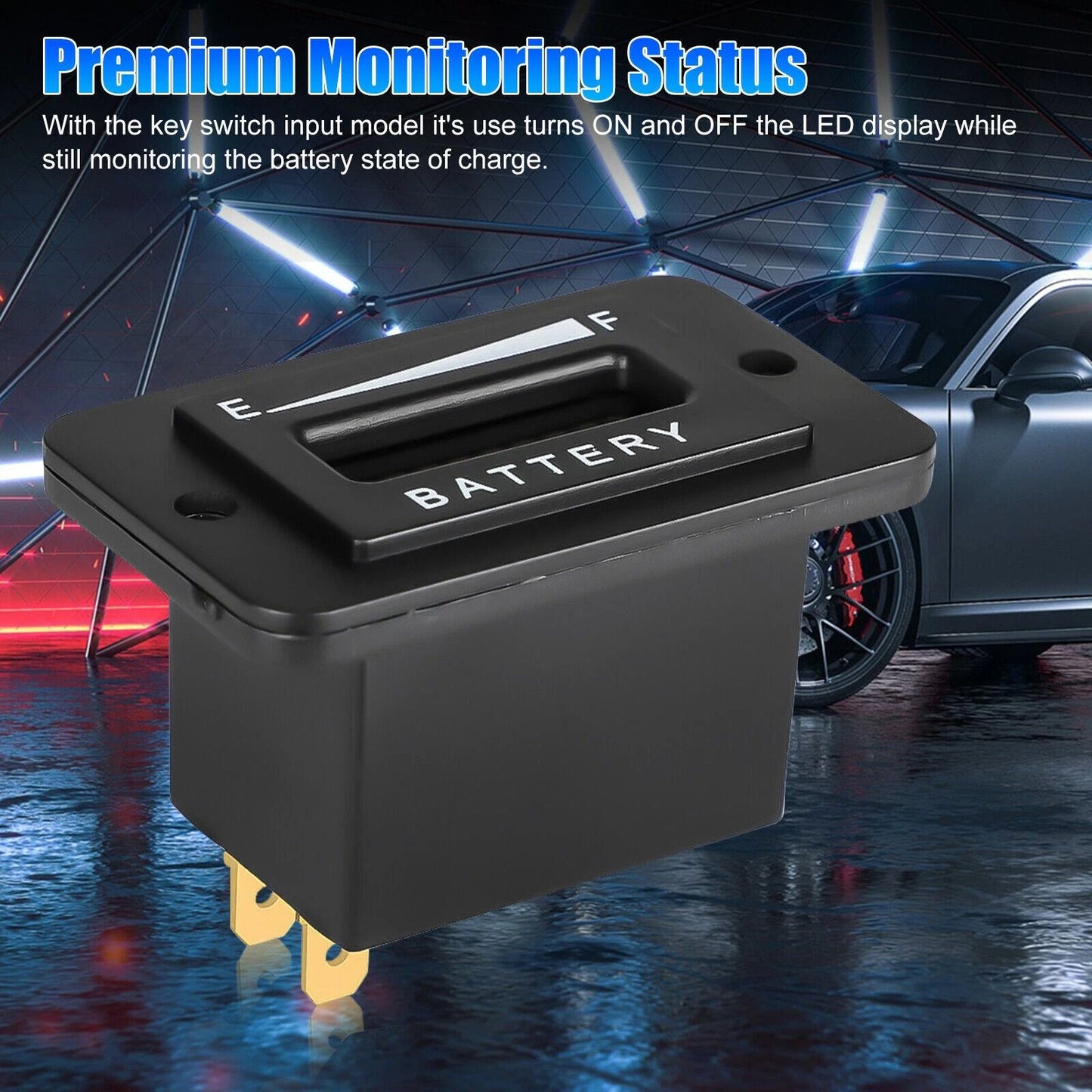 Battery Indicator Meter Gauge for 36V EZGO Club Car Yamaha Golf Cart Boat  ATV Voltage Tester