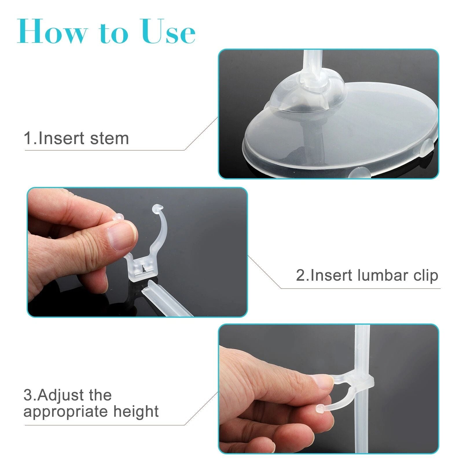 Doll Display Stand Transparent Model Holder  Shelf Support 1