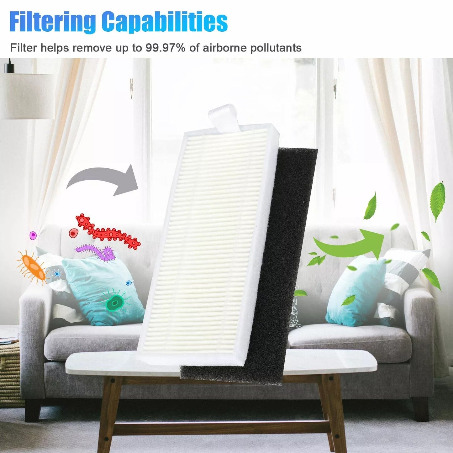 Genuine Replacement Brushes  Filter for Eufy RoboVac 11S 30C 25C 35C Premium Cleaning Parts Kit