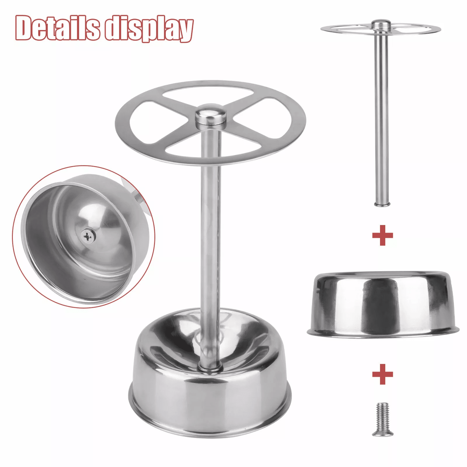 Stainless Steel Toothbrush Holder Stand Rack For Bathroom  Kitchen 2