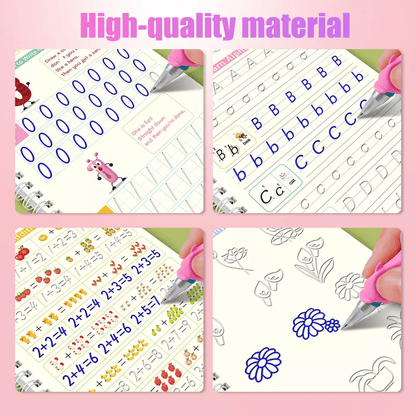 16in1 Magic Practice Copybook Set Reusable Handwriting Book For Kids Alphabet Number Math And Drawi 4