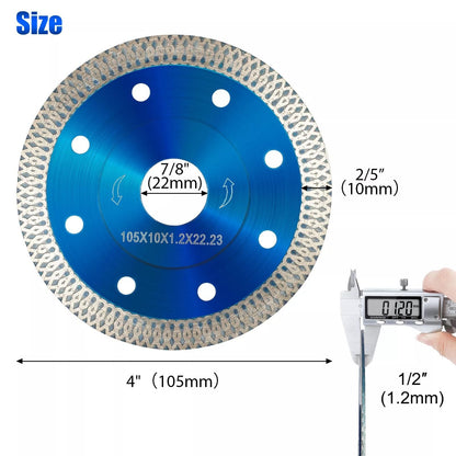 Turbo Diamond Grinder Blade WetDry Cutting Disc For Porcelain Tile  Stone 5