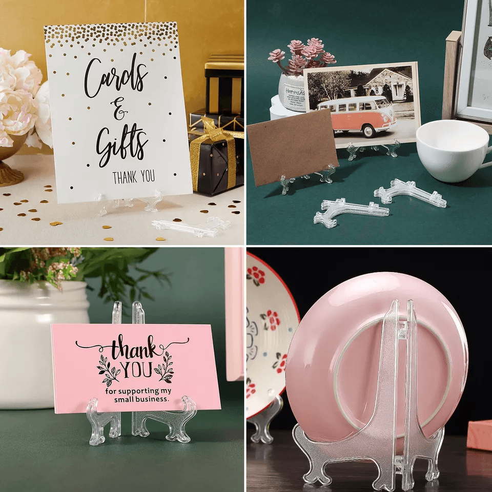 Foldable Easel Display Stand For Plates Picture Frames Cards  Photos 3