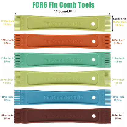 Air Conditioner Fin Cleaner Set Condenser Fin Comb  Straightener Cleaning Brush Tool Kit For AC Mai 1