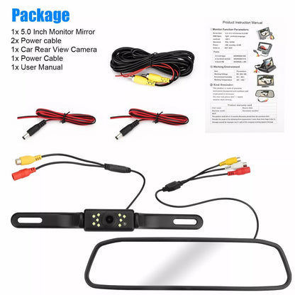 Car Backup Camera System HD Reverse Parking Camera With Night Vision IP67 Waterproof  Easy Installa 2
