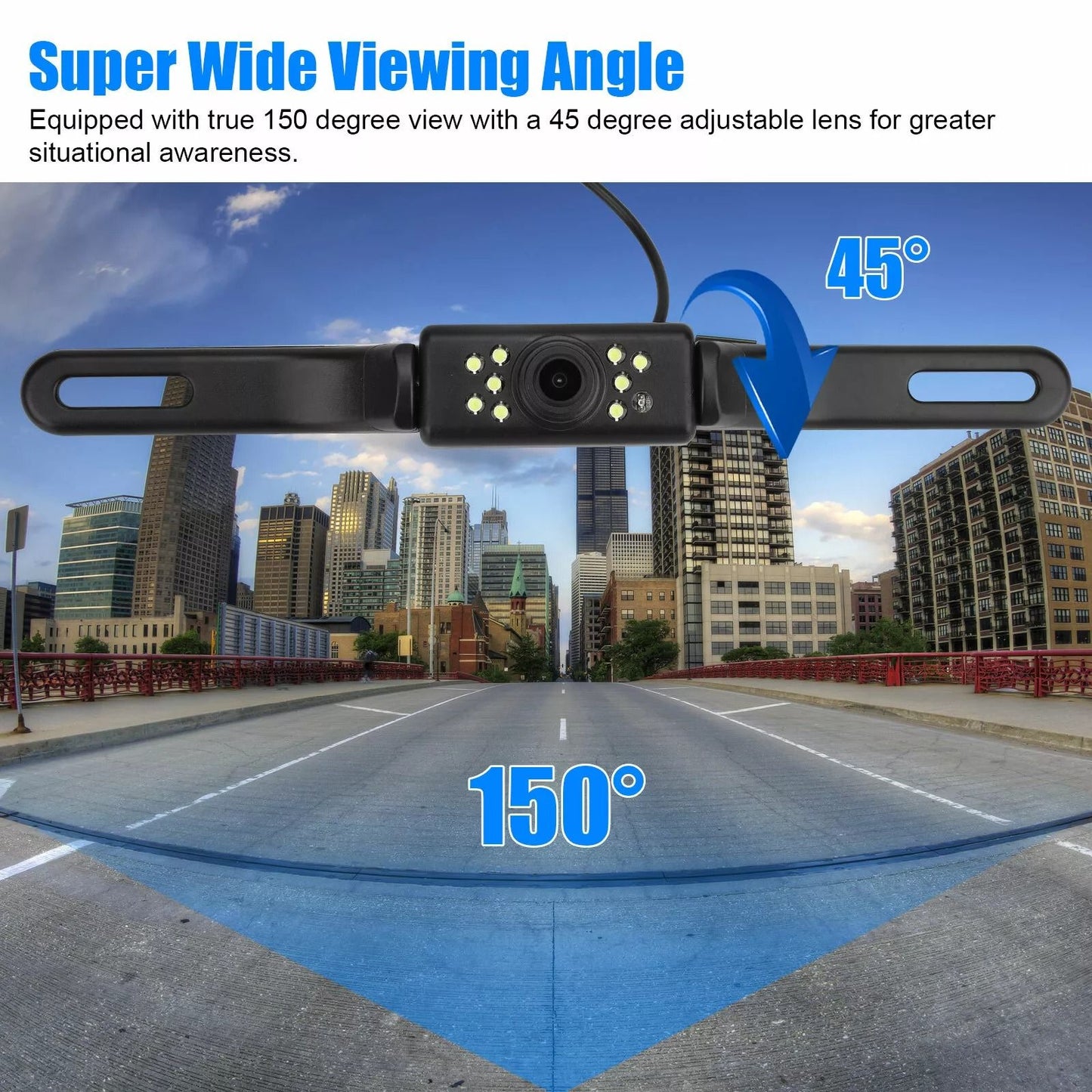 Car Backup Camera System HD Reverse Parking Camera With Night Vision IP67 Waterproof  Easy Installa 4