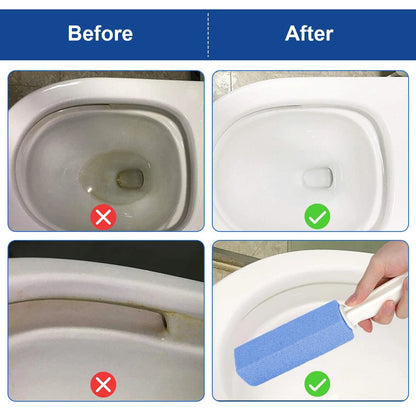 4 PCS Pumice Stone Cleaning Tool Heavy Duty Handle Toilet Scouring Stain Remover for Limescale  Har