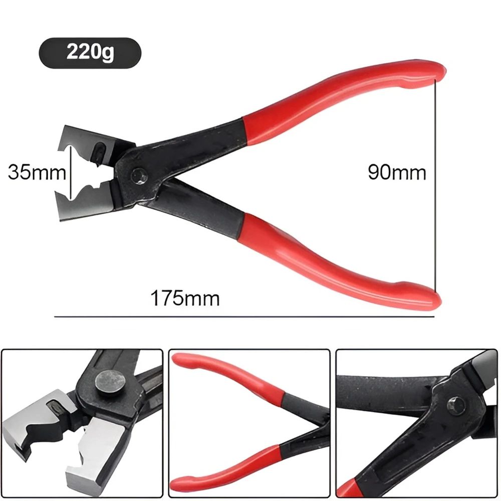 Professional Auto Car Water Oil Pipe Pliers HeavyDuty Clic  ClicR Hose Clip Tool For CV Boot  FlatB 5