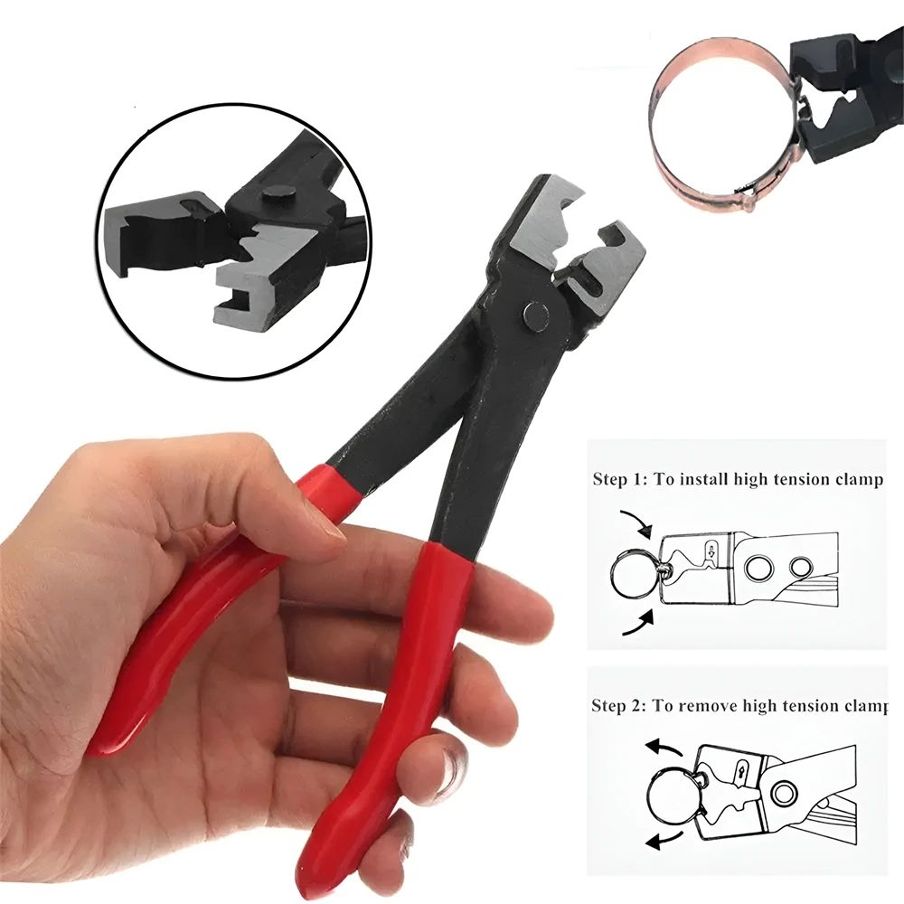 Professional Auto Car Water Oil Pipe Pliers HeavyDuty Clic  ClicR Hose Clip Tool For CV Boot  FlatB 6