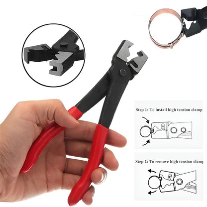 Professional Auto Car Water Oil Pipe Pliers HeavyDuty Clic  ClicR Hose Clip Tool For CV Boot  FlatB 6