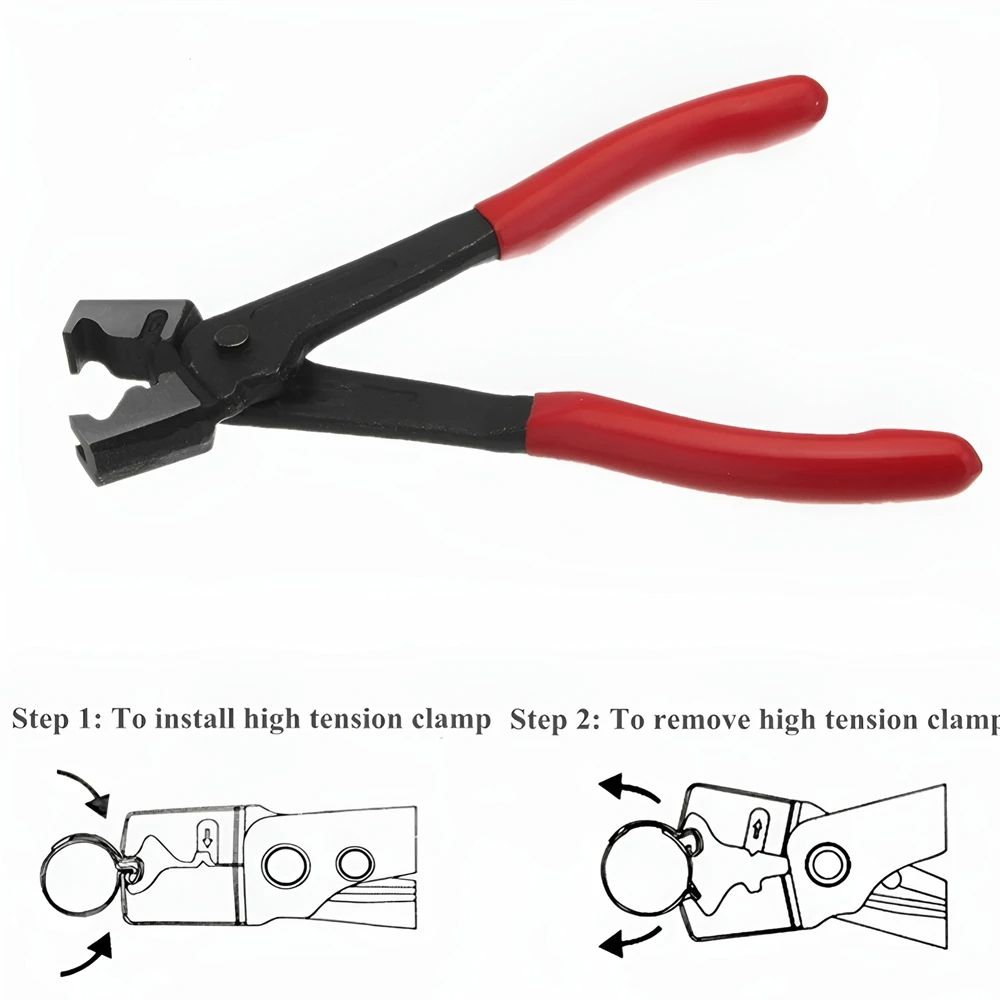Professional Auto Car Water Oil Pipe Pliers HeavyDuty Clic  ClicR Hose Clip Tool For CV Boot  FlatB 7