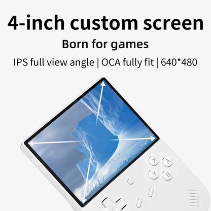 Retro Game Console With 4 IPS Display Portable RG 40XXV For PSPPS1 N64 Games TV Output  Dual TF Car 1