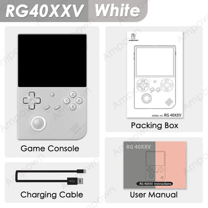 Retro Game Console With 4 IPS Display Portable RG 40XXV For PSPPS1 N64 Games TV Output  Dual TF Car 7