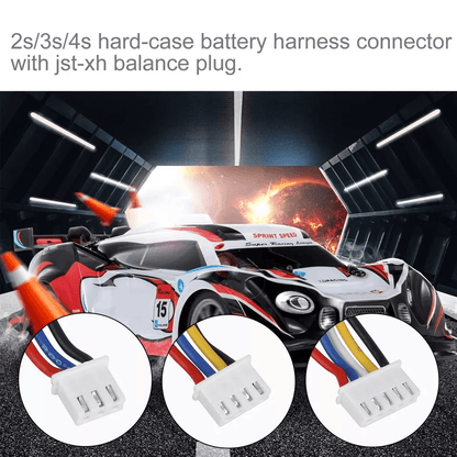 RC Traxxas Car Lipo Battery Bullet Connector Cable Adapter With Banana Plugs Wire For Lipo Hard Cas 2