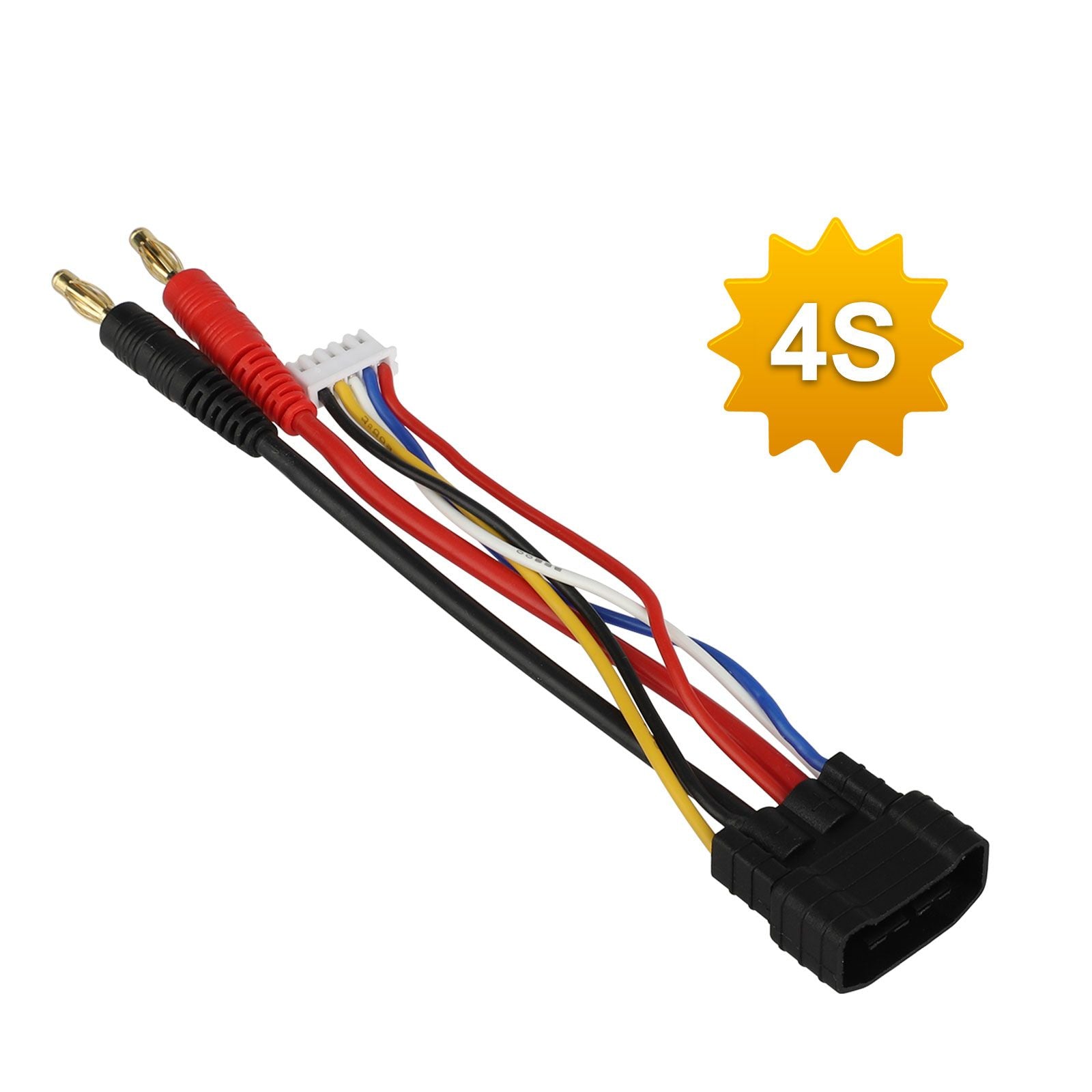 RC Traxxas Car Lipo Battery Bullet Connector Cable Adapter With Banana Plugs Wire For Lipo Hard Cas 6