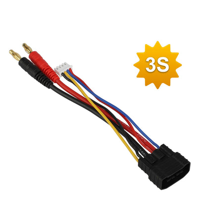 RC Traxxas Car Lipo Battery Bullet Connector Cable Adapter With Banana Plugs Wire For Lipo Hard Cas 5