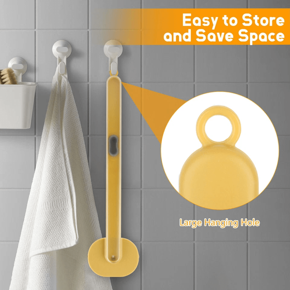 Long Handle Bath Brush With Soap Dispenser Back Scrubber And Exfoliating Body Shower Washer For Smo 4