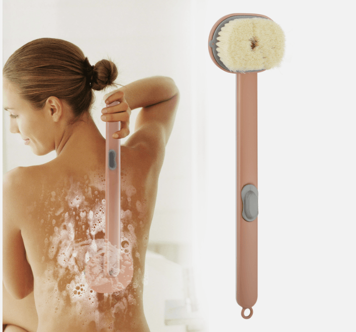 Long Handle Bath Brush With Soap Dispenser Back Scrubber And Exfoliating Body Shower Washer For Smo 7