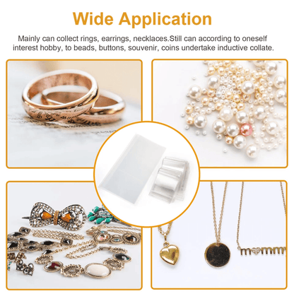 Jewelry Organizer Book With Clear Seal Bags Reclosable Storage Binder For Earrings Rings  Accessori 4