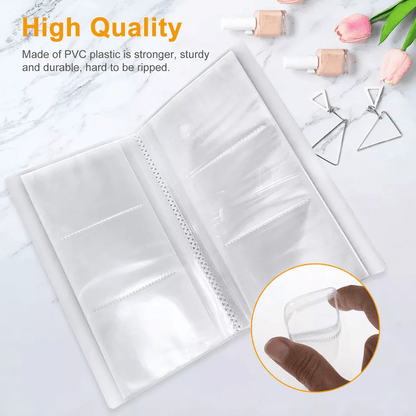 Jewelry Organizer Book With Clear Seal Bags Reclosable Storage Binder For Earrings Rings  Accessori 1