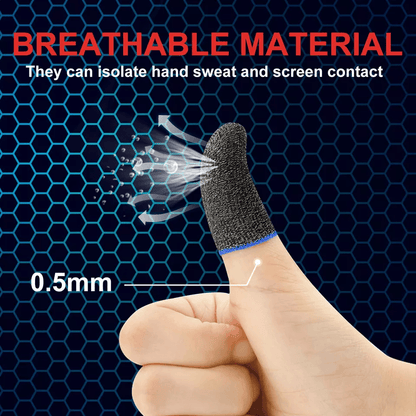 20Pcs Screen Gaming Finger Sleeve For PUBG Mobile Game Controller Glove AntiSweat Touch Sensitive T 2