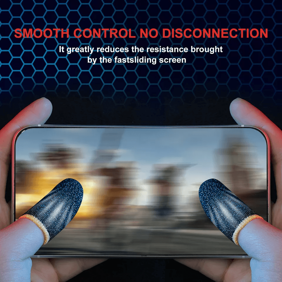 20Pcs Screen Gaming Finger Sleeve For PUBG Mobile Game Controller Glove AntiSweat Touch Sensitive T 1