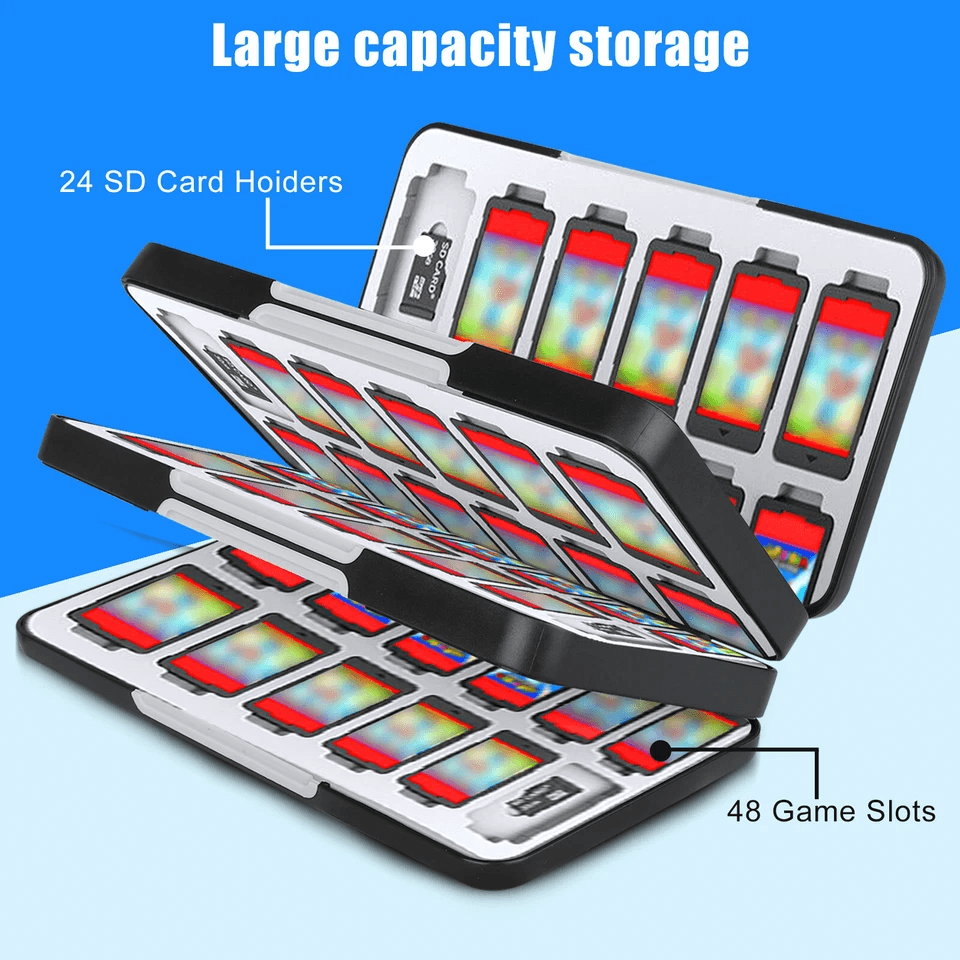 Nintendo Switch Game Card Case Compact Storage Holder Box For Travel 1