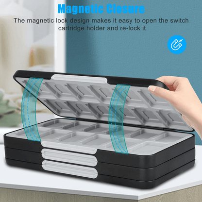 Nintendo Switch Game Card Case Compact Storage Holder Box For Travel 2