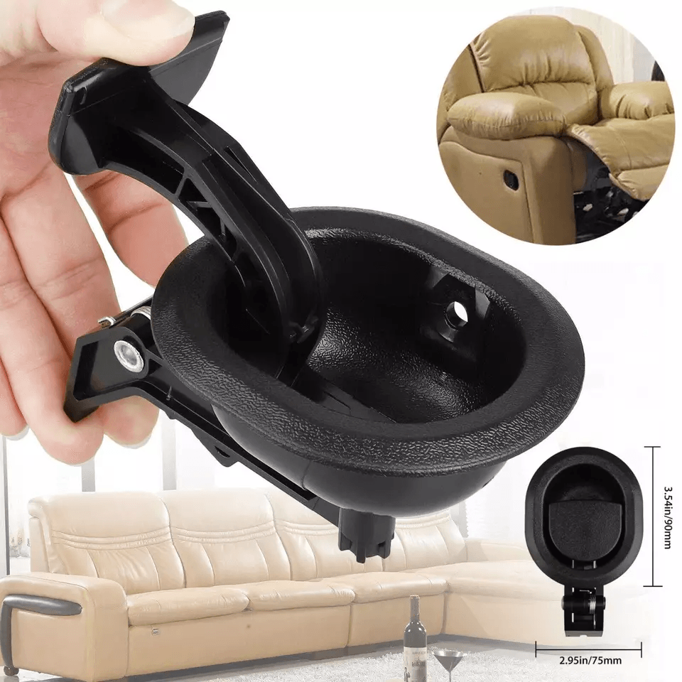 Universal Black Recliner Replacement Pull Handle Chair Sofa Couch Release Lever For Cable Recliners 3
