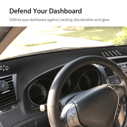 Black Dash Cover Custom Fit Dashboard Pad Mat 3