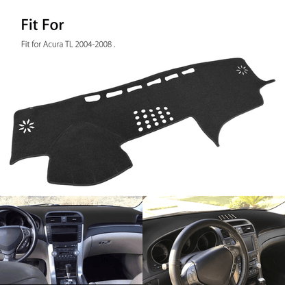 Black Dash Cover Custom Fit Dashboard Pad Mat 1