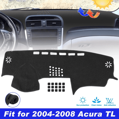 Black Dash Cover, Custom Fit Dashboard Pad Mat