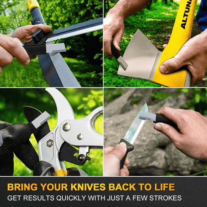Diamond Knife Sharpener Steel Honing Rod For Kitchen Home  Hunting Blades 7