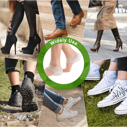 6CM Concealed Footbed Enhancers Invisible Height Increase Silicone Insoles Pad For Men And Women 7