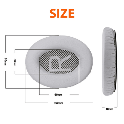 Earpad Replacement Cushions For Bose Quiet Comfort Headphones Premium Leather Ear Pads For OverEar  7