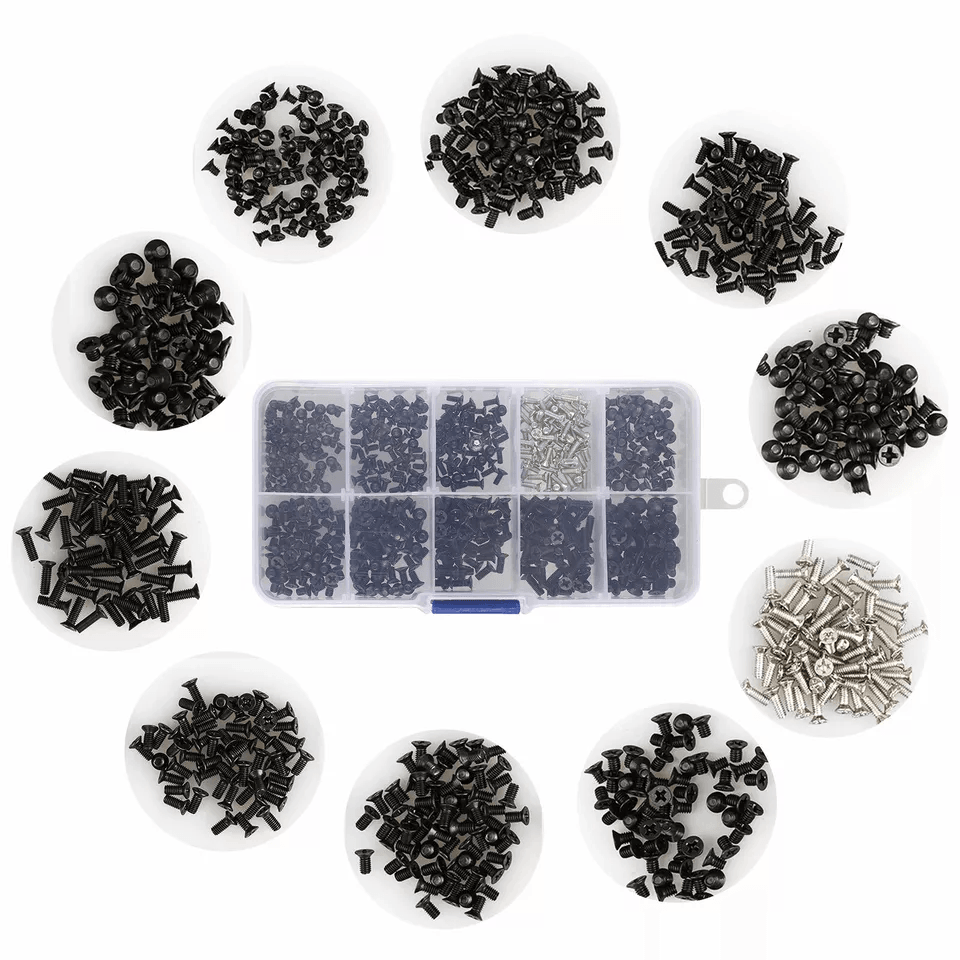 500pcs Laptop Notebook Computer Screw Set Universal Repair Kit For HP Dell Lenovo Acer And More 2