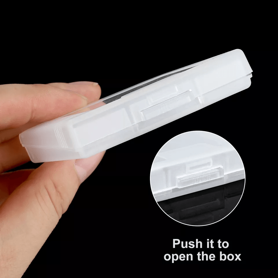 Dustproof Clear Game Cartridge Case For Nintendo Game Boy Color GBC Protective Storage Holder In Bu 6