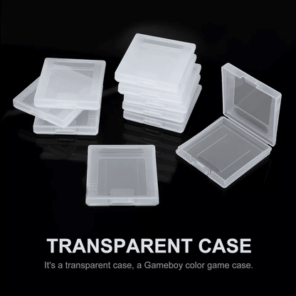Dustproof Clear Game Cartridge Case For Nintendo Game Boy Color GBC Protective Storage Holder In Bu 4