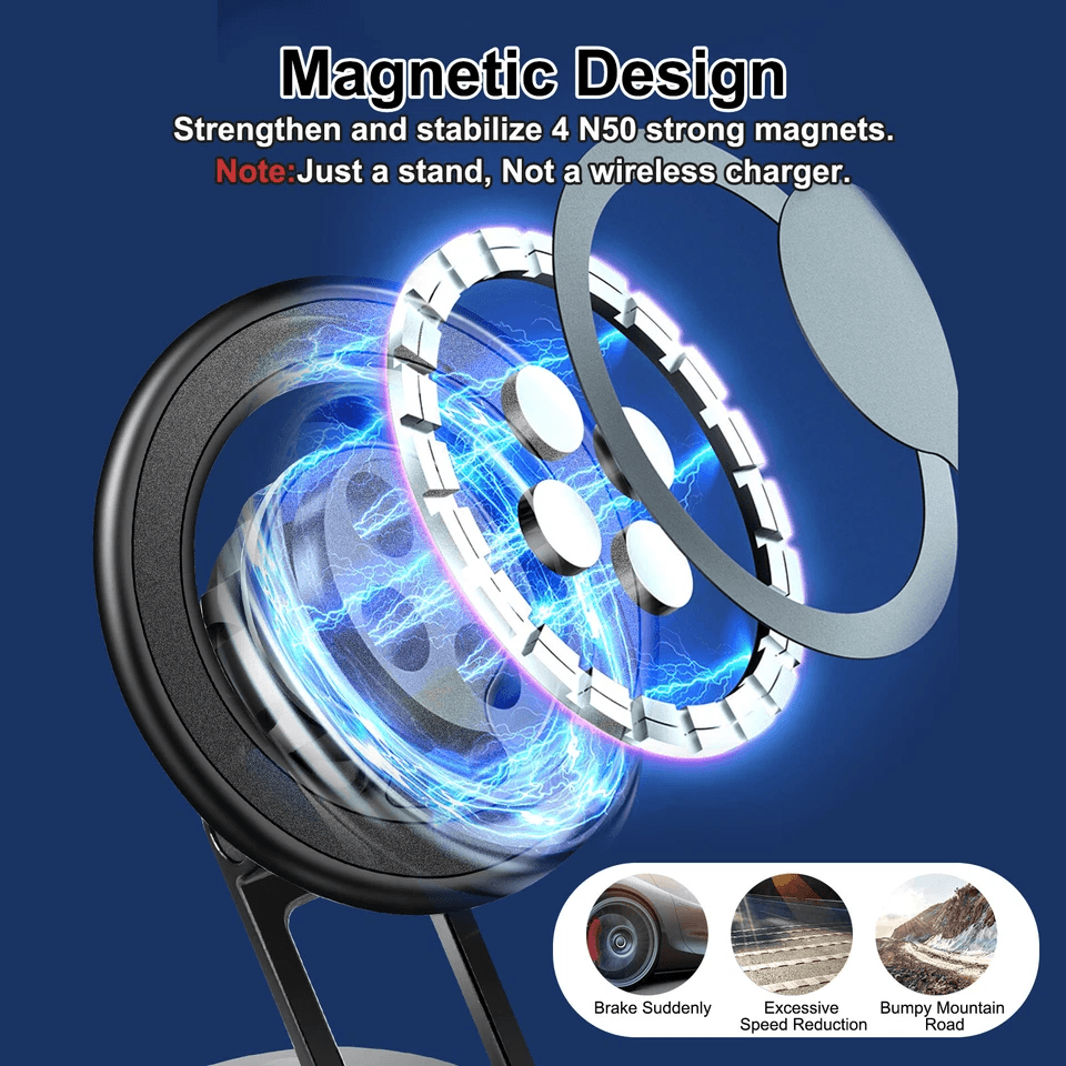 Strong Magnetic Phone Car Mount For Dashboard  Windshield Holder Universal Fit 1