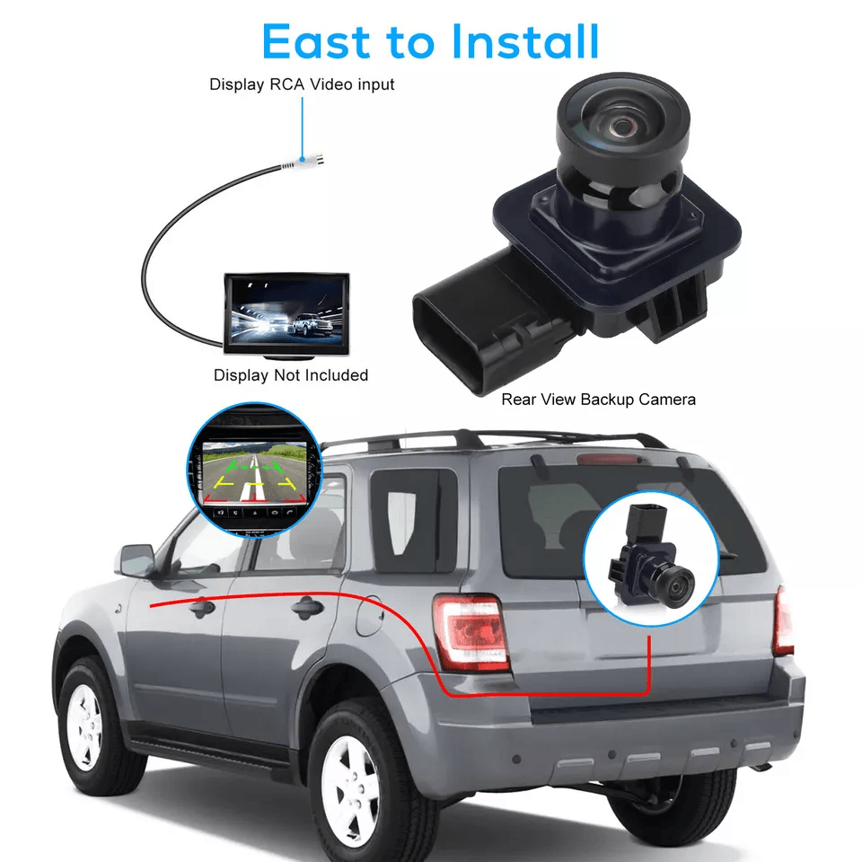 Full HD Rear View Backup Parking Camera IP68 Wide Angle 3