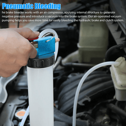 Car Vehicle Vacuum Brake Bleeder Tank Fluid Oil Change Pump Tool Kit Pneumatic Extractor For Hydrau 2