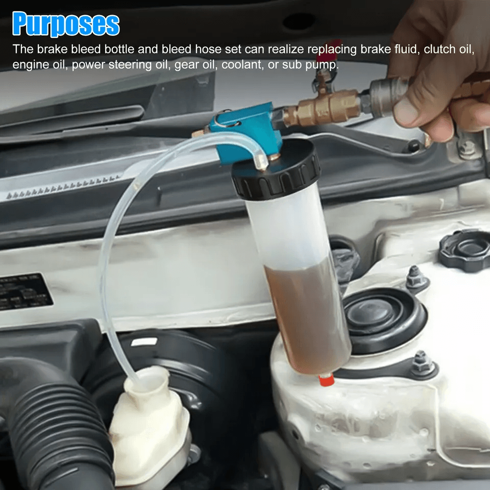 Car Vehicle Vacuum Brake Bleeder Tank Fluid Oil Change Pump Tool Kit Pneumatic Extractor For Hydrau 3