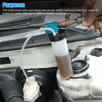 Car Vehicle Vacuum Brake Bleeder Tank Fluid Oil Change Pump Tool Kit Pneumatic Extractor For Hydrau 3
