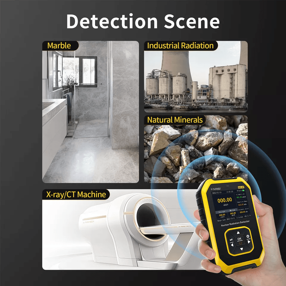 Nuclear Radiation Detector GM Geiger Counter Tube XRay Beta Gamma Dosimeter Monitor With LCD Displa 4