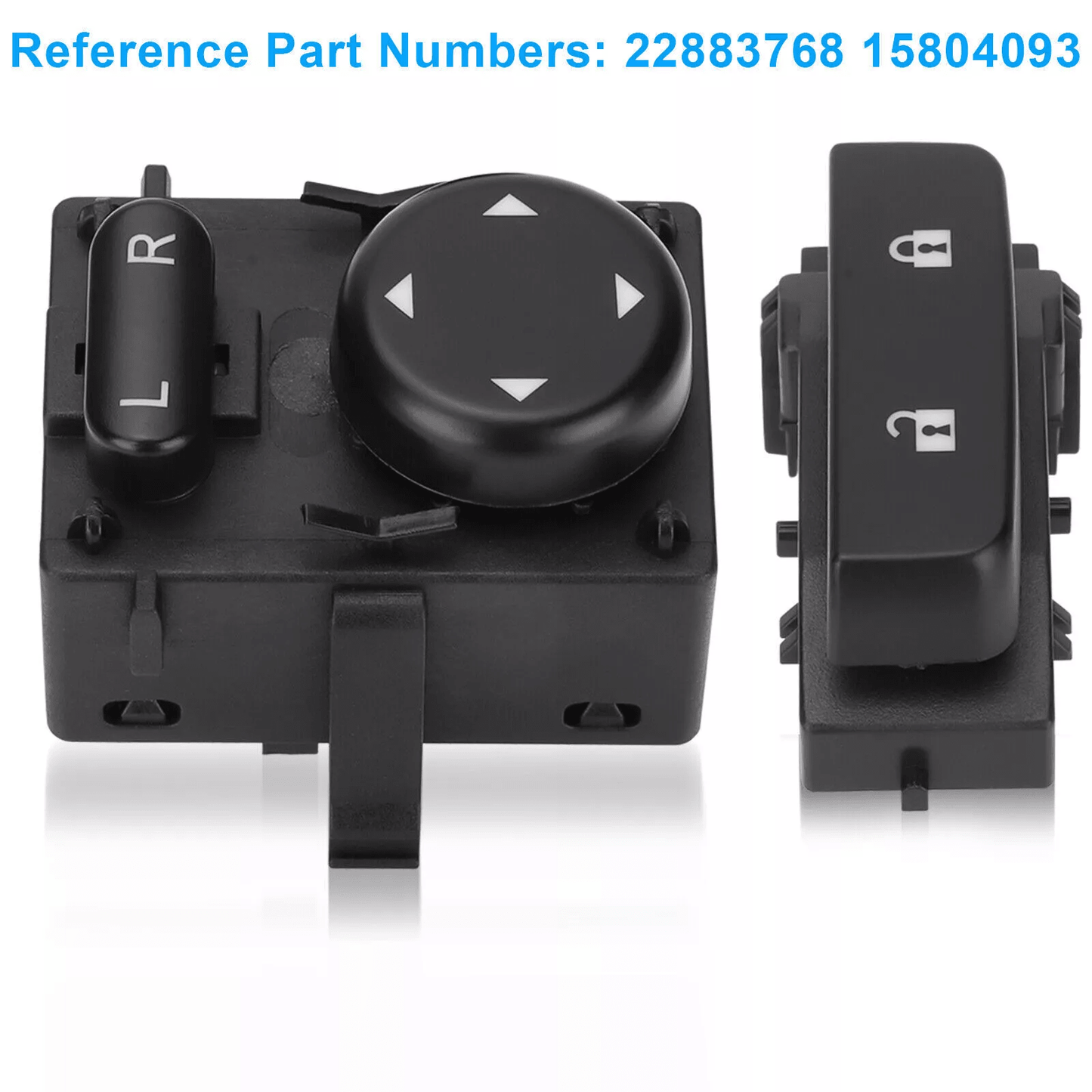Left Door Lock & Mirror Switch Driver for GMC Sierra & Chevy Silverado