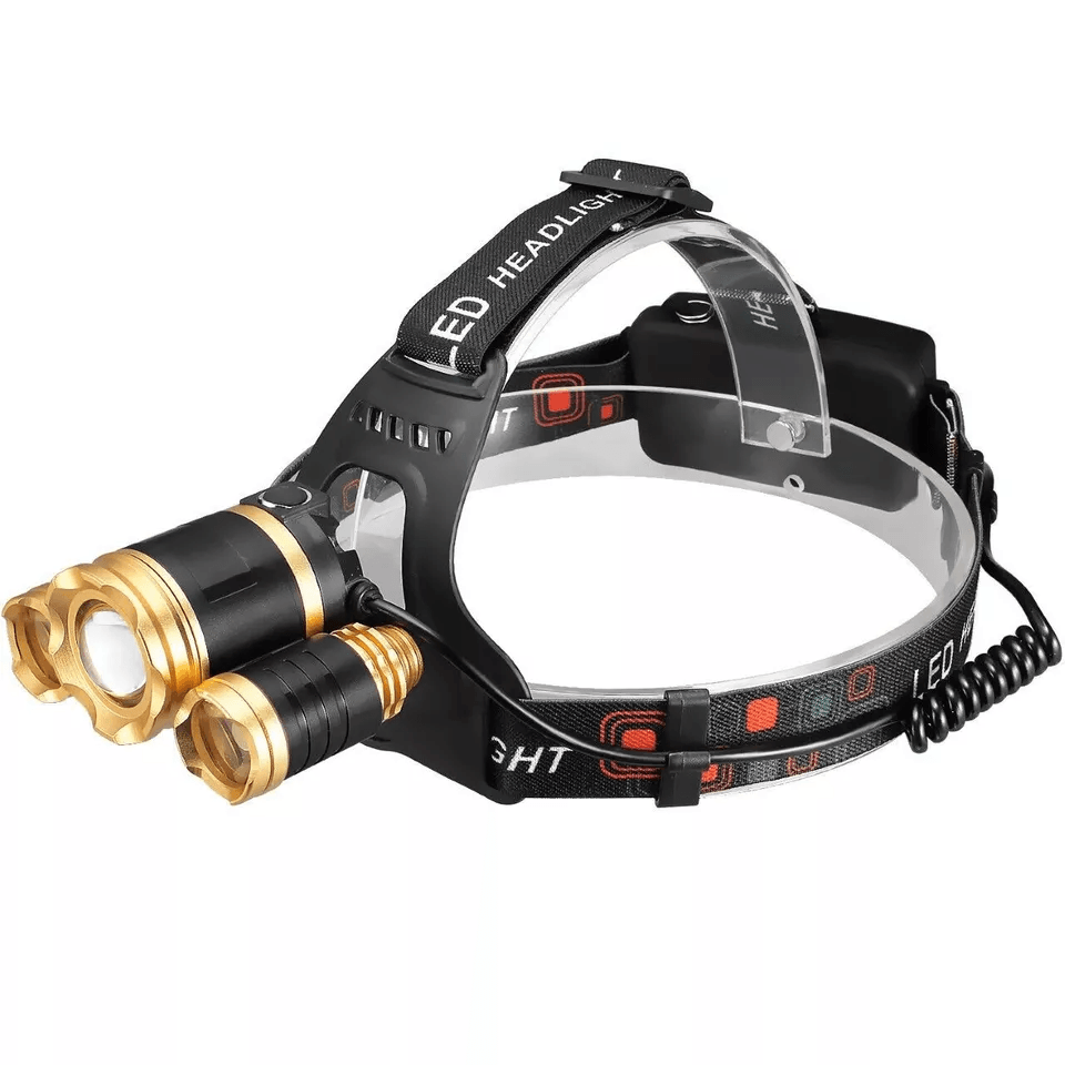 Rechargeable LED Headlamp Zoomable Head Torch Flashlight For Outdoor Use 1