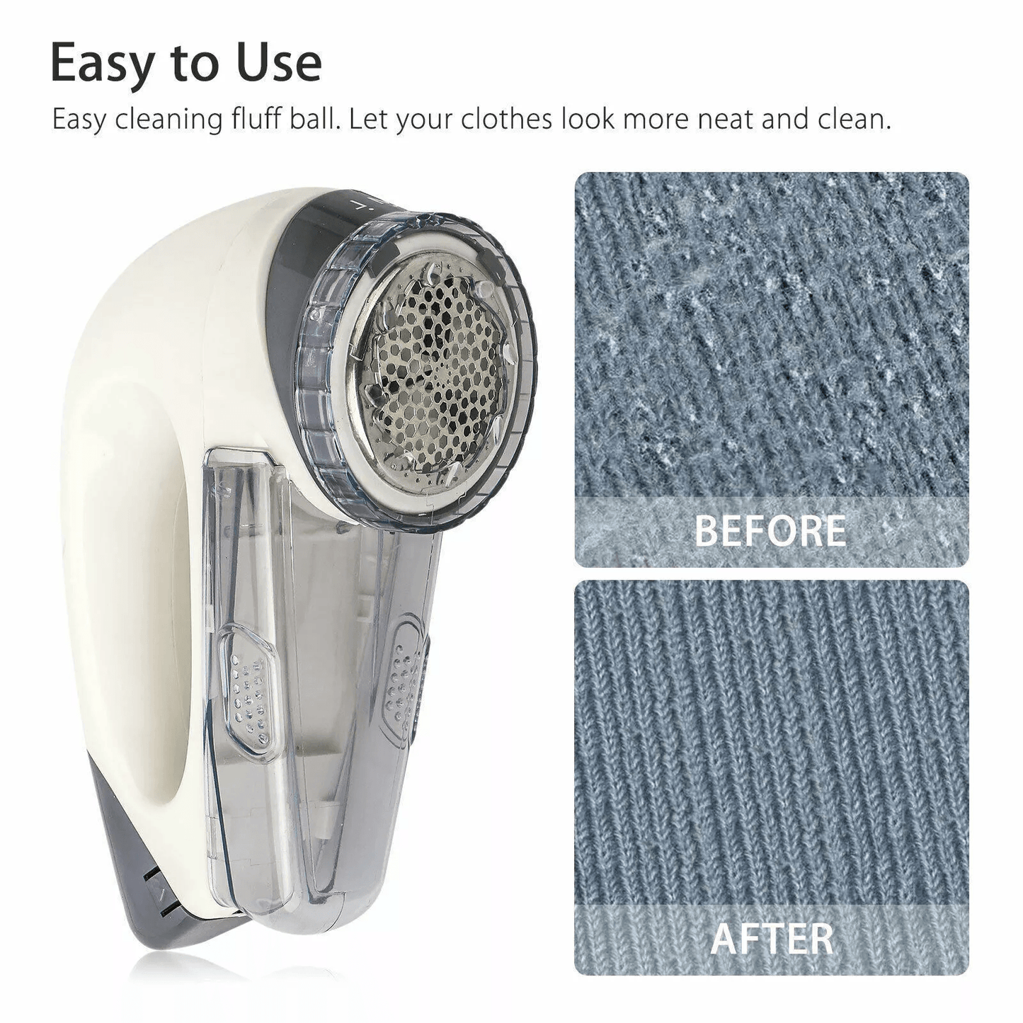 Cordless Lint Remover Fabric Shaver Portable Sweater Defuzzer For Clothes Bedding  Upholstery 3