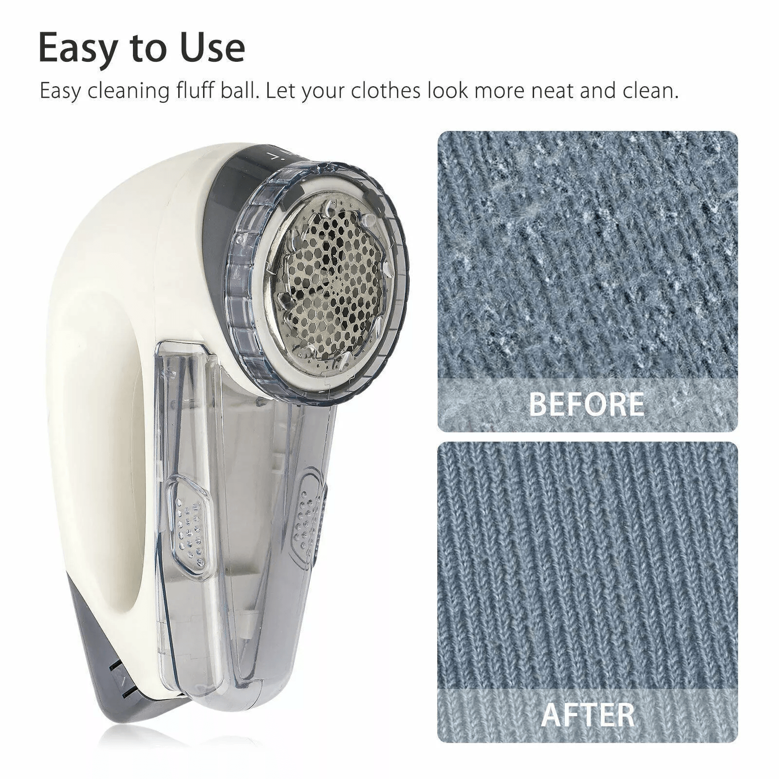 Cordless Lint Remover Fabric Shaver Portable Sweater Defuzzer For Clothes Bedding  Upholstery 3