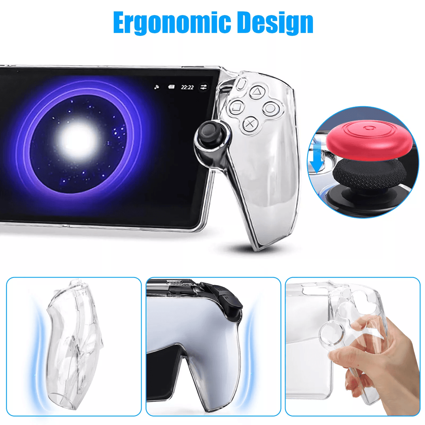 Hard PC Protective Case For Portal Remote Player Ergonomic Cover Protector Kit With Full Access Ant 5